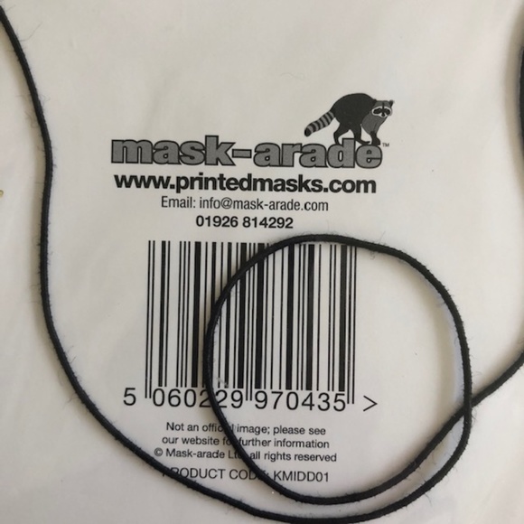 Kate & William Party Face Mask NWT - Picture 9 of 10